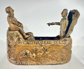World's Fair Cast Iron Mechanical Bank