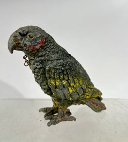 Spelter Parrot Bank