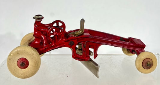 Road Grader Cast Iron Toy