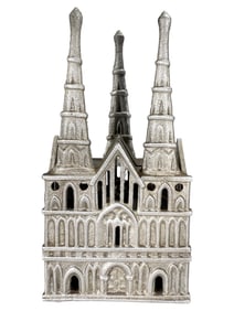 Rare Aluminum Lichfield Cathedral