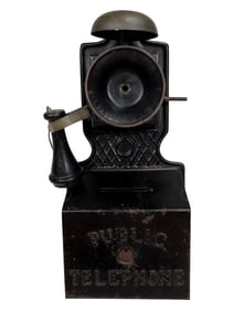 Public Telephone Semi-Mechanical Bank