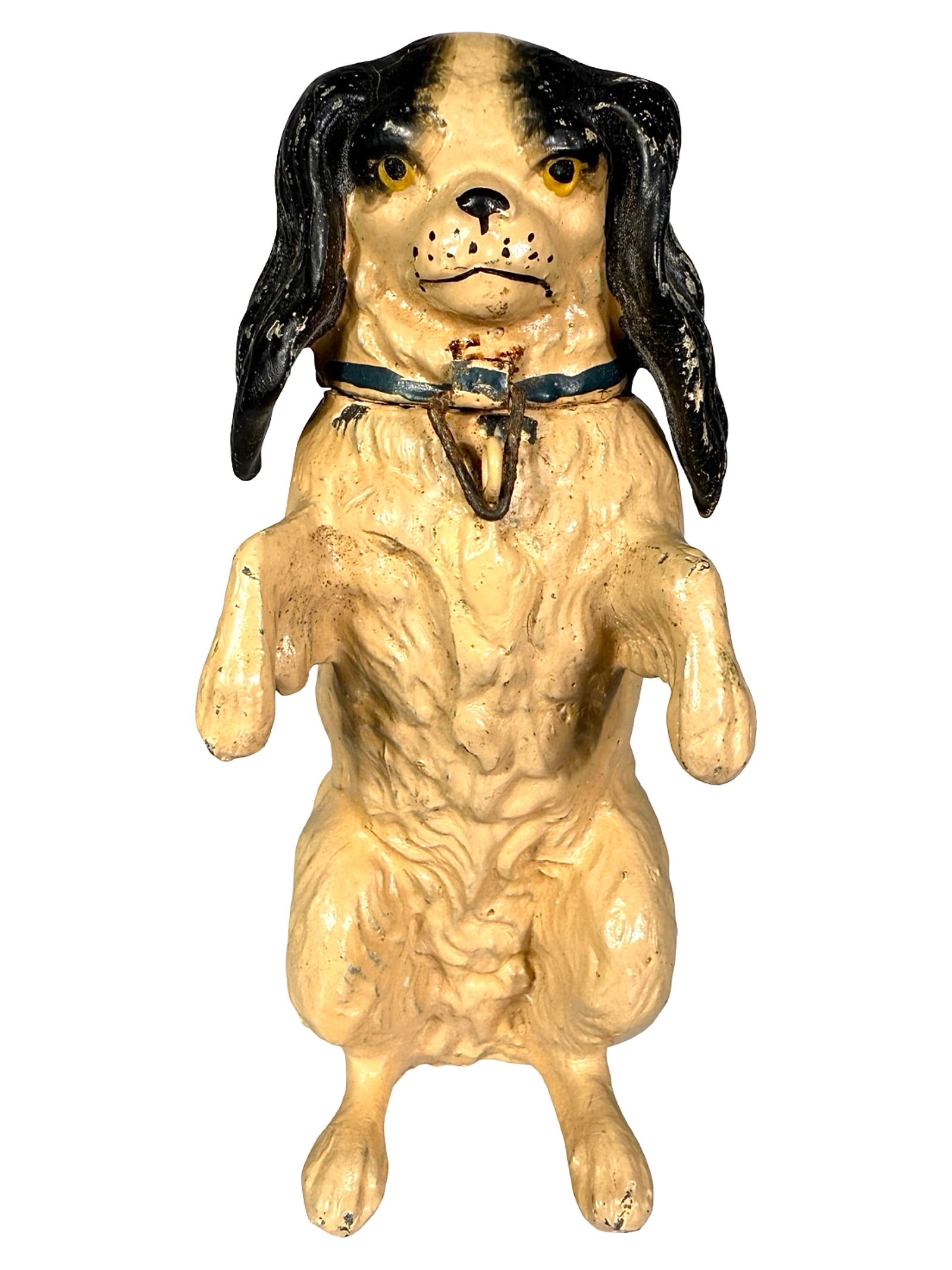 Japanese Spaniel Spelter Bank (1 of 5)