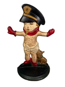 Police Boy Doorstop - Scarce