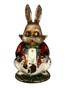 Grandpa Rabbit Doorstop