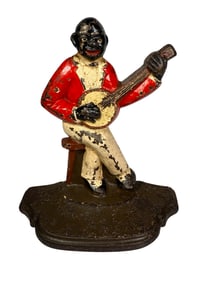 Banjo Player Doorstop