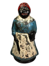 Mammy Doorstop with Rolling Pin & Pot