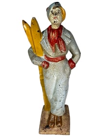 Skier Doorstop