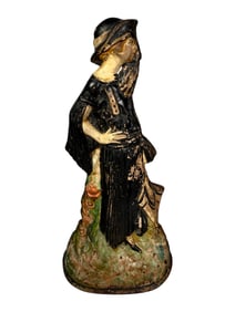 Flapper Girl Doorstop Small Version - Scarce