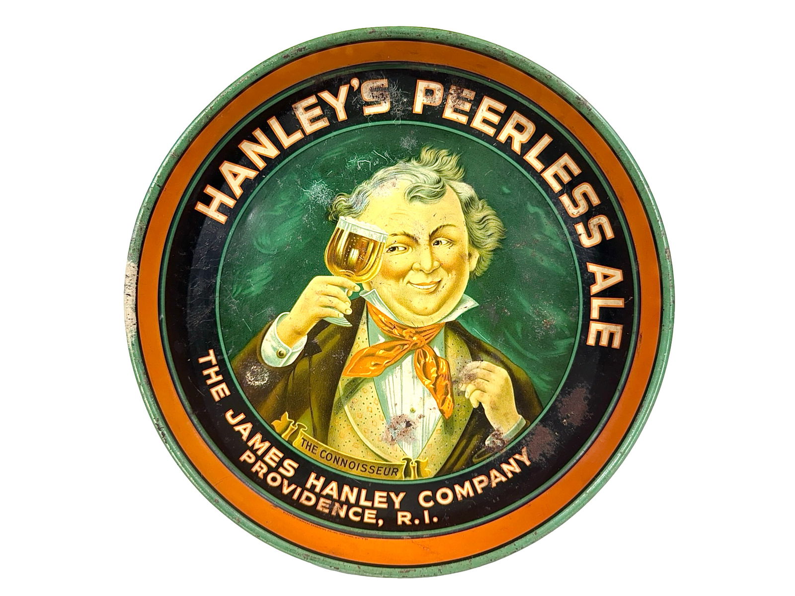 Hanley's Peerless Ale Tin Serving Tray (1 of 2)