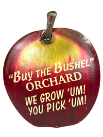 Apple Orchard Trade Sign