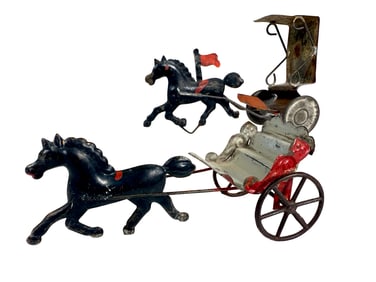 Two Early American Tin Toys