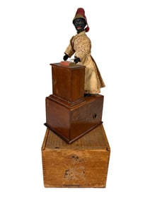 The Woman's Rights Advocate Rare and Desirable Mechanical Toy