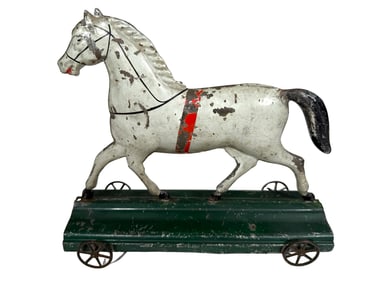 American Tin Horse on Platform