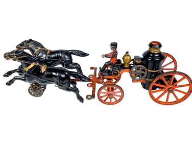 Two Horse Pumper Iron Toy