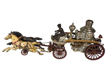 Two Horse Oversized Pumper Iron Toy