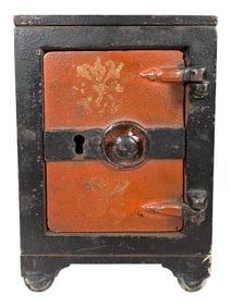 Stenciled Door Safe - 4 1/4" with Recessed Knob
