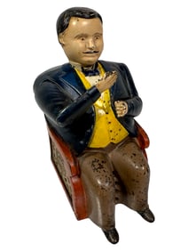 Tammany, Blue Coat - Cast Iron Mechanical Bank