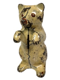 Bear on Haunches - Cast Iron Mechanical Bank