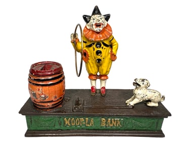 Hoopla - Cast Iron Mechanical Bank