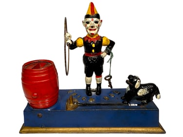 Trick Dog - Solid Base - Cast Iron Mechanical Bank