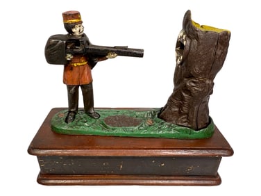 Grenadier - Cast Iron Mechanical Bank
