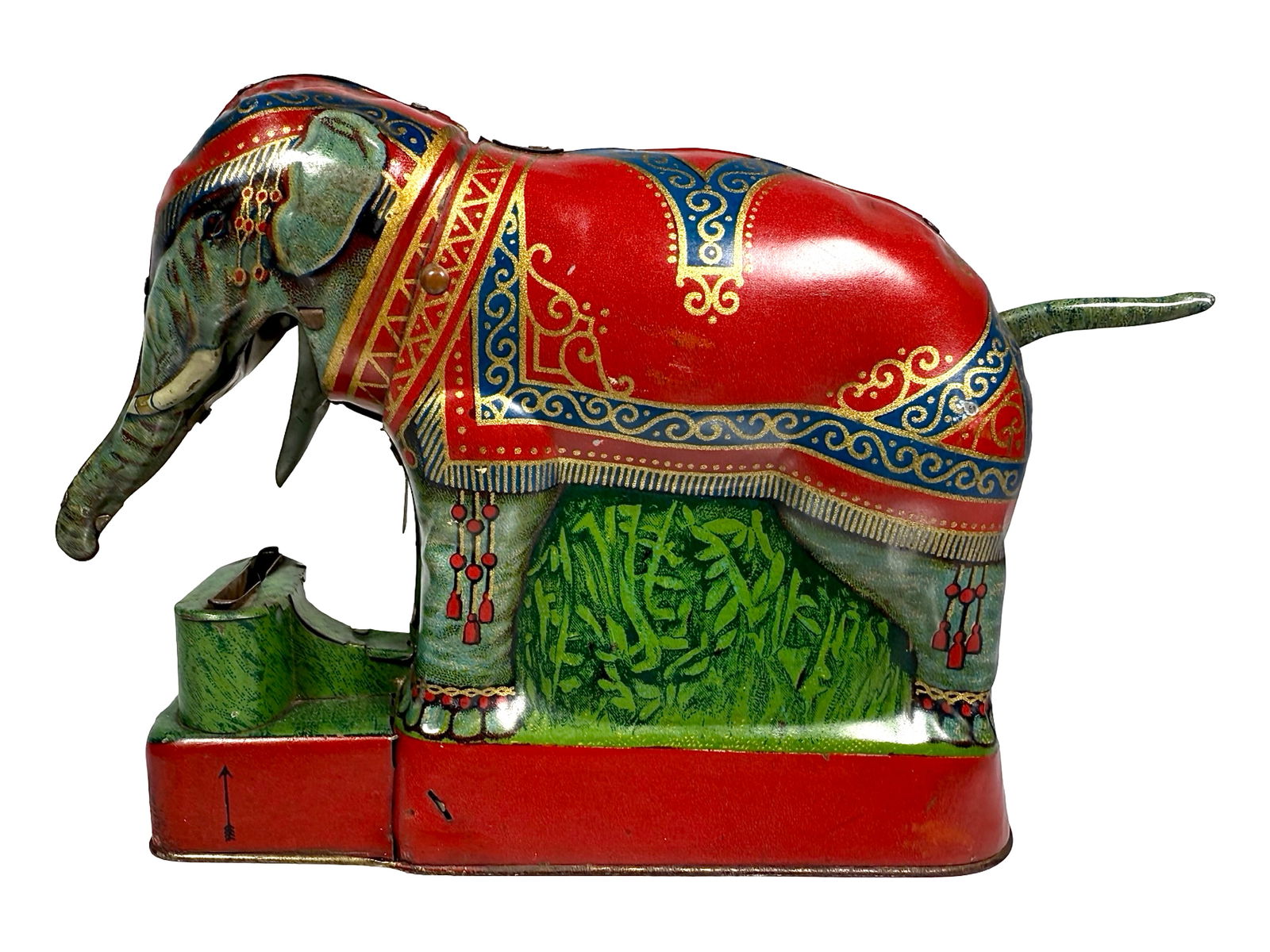 Royal Trick Elephant - Tin Mechanical Bank (1 of 6)