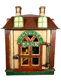 Novelty Bank - Tan & Brown