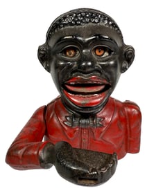 Little Joe - Early Version - Cast Iron Mechanical Bank