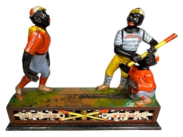 Darktown Battery - Cast Iron Mechanical Bank