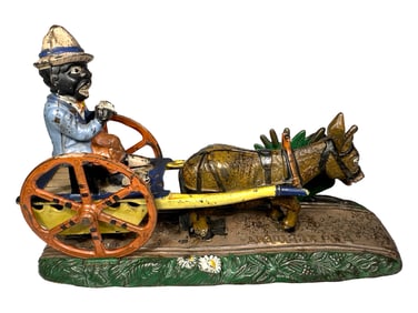 Bad Accident - Cast Iron Mechanical Bank