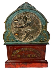 Chronometer - Cast Iron Mechanical Bank