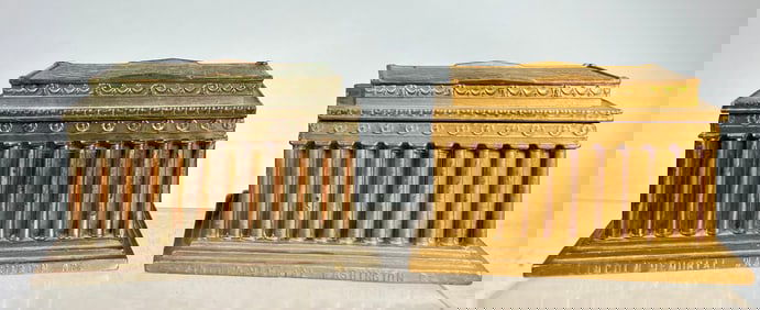 Two Lincoln Memorial Monument Jewelry Boxes