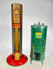Hot Water Heater and Skyscraper Tin Banks