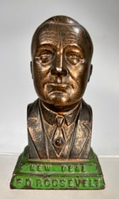 FDR Bust Bank - Cast Iron
