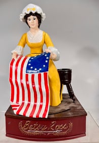 Betsy Ross Mechanical Bank - Yellow Dress
