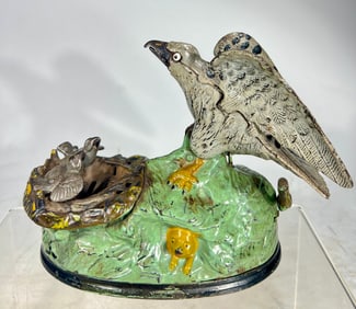 Eagle & Eaglets Mechanical Bank