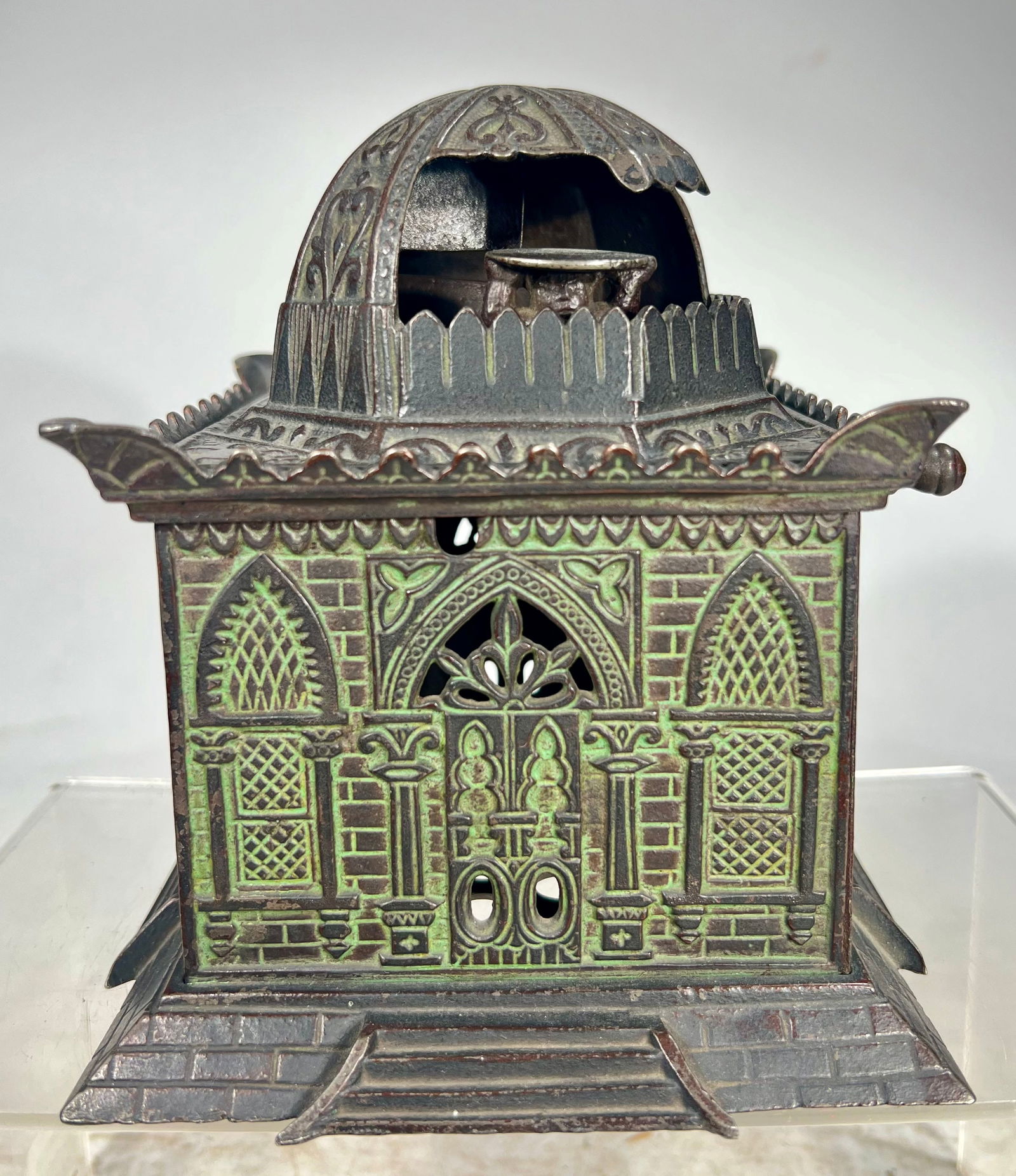 Mosque Cast Iron Mechanical Bank (1 of 3)
