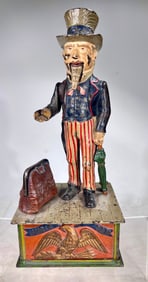 Uncle Sam Cast Iron Mechanical Bank