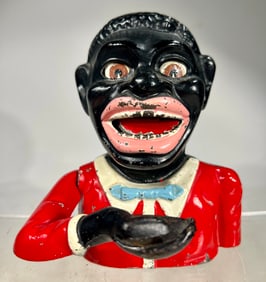 Jolly Man Bank with Dagger Eyes