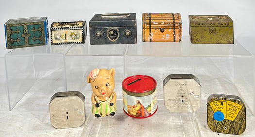Eight Tin/ One Composition Bank