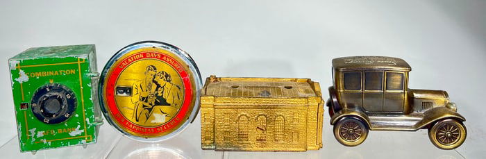 Four Assorted Still Banks