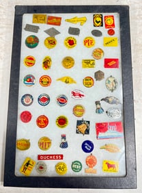 Large Assortment of Tin Pins (Approximately 50)