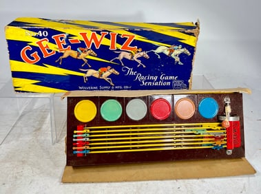 The “Gee- Wiz?? Racing Game - Made of Tin