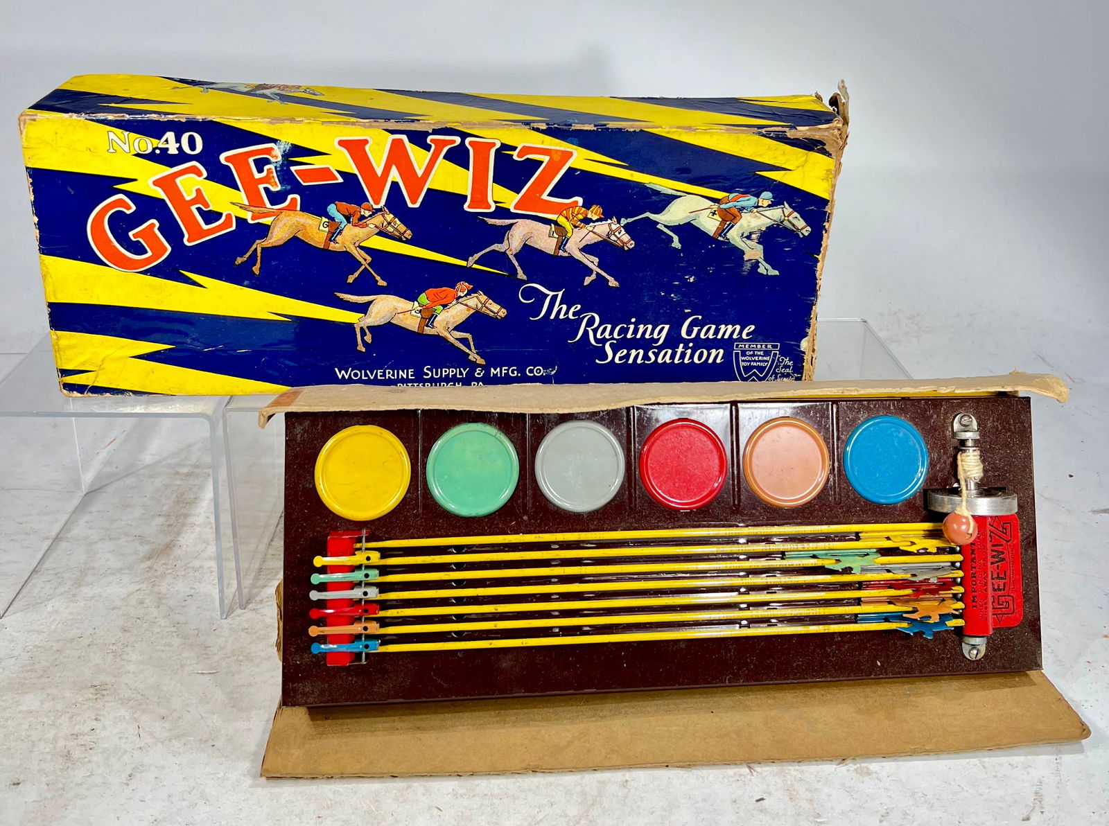 The “Gee- Wiz?? Racing Game - Made of Tin (1 of 2)