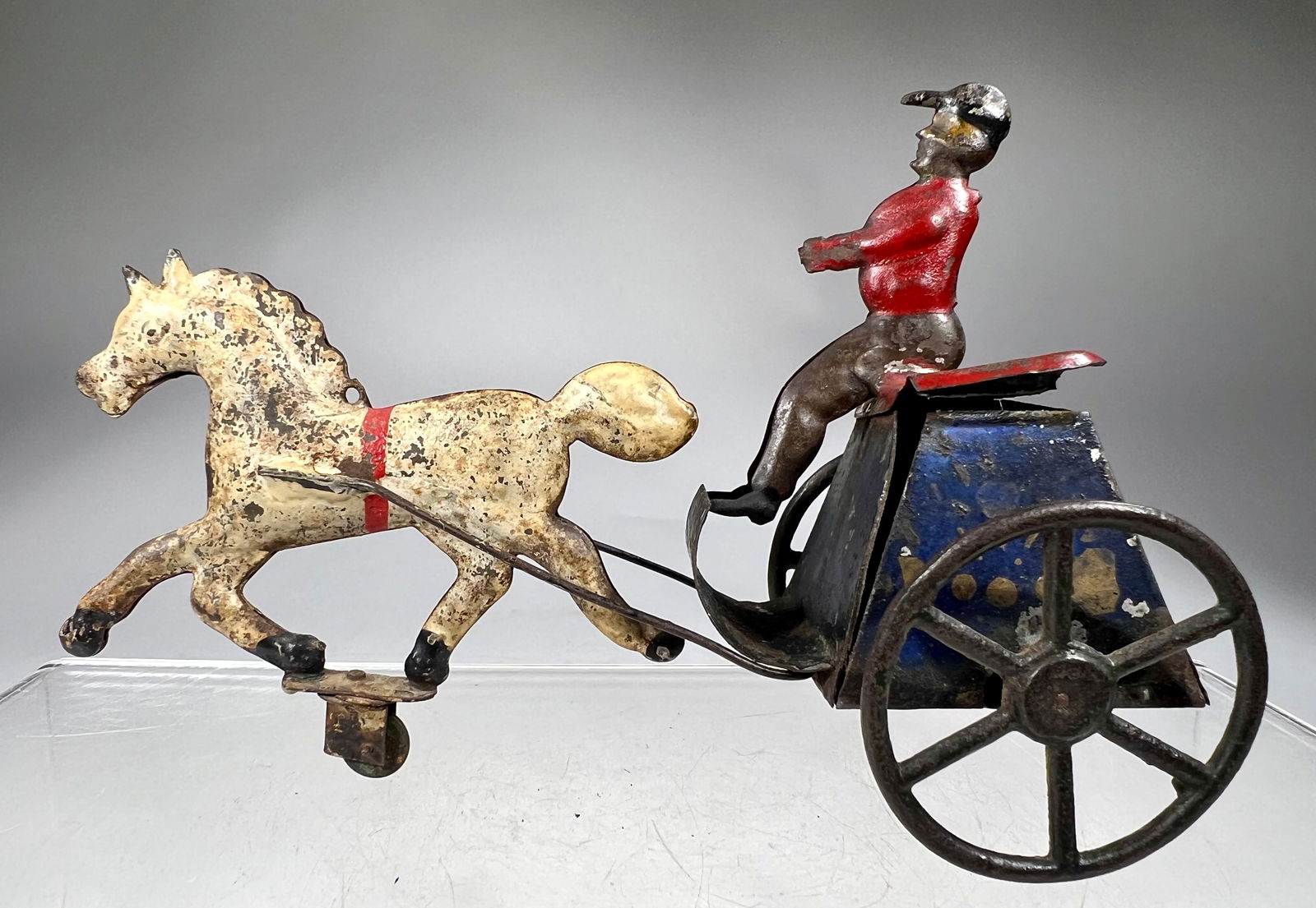 American Tin Clockwork Sulky (1 of 3)