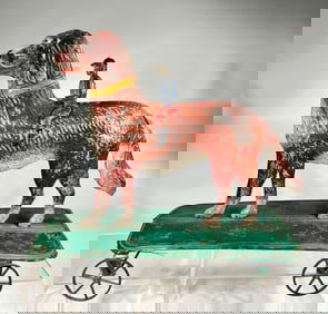 Large Platform Dog with Rider