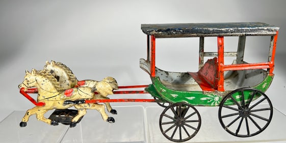 Early Tin Covered Wagon