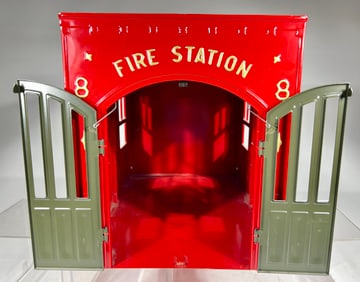 Fire Station Windup Toy