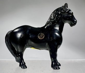 “Beauty?? Horse Cast Iron Bank