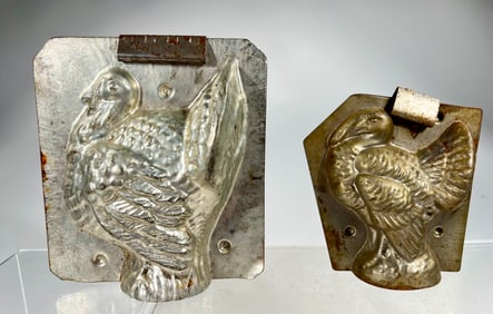 Two Turkey Chocolate Molds